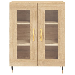 Credenza Rovere Sonoma 69,5x34x180 cm in Legno Multistrato 3189296