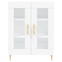 Credenza Bianca 69,5x34x180 cm in Legno Multistrato 3189301