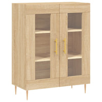 Credenza Rovere Sonoma 69,5x34x180 cm in Legno Multistrato 3189304