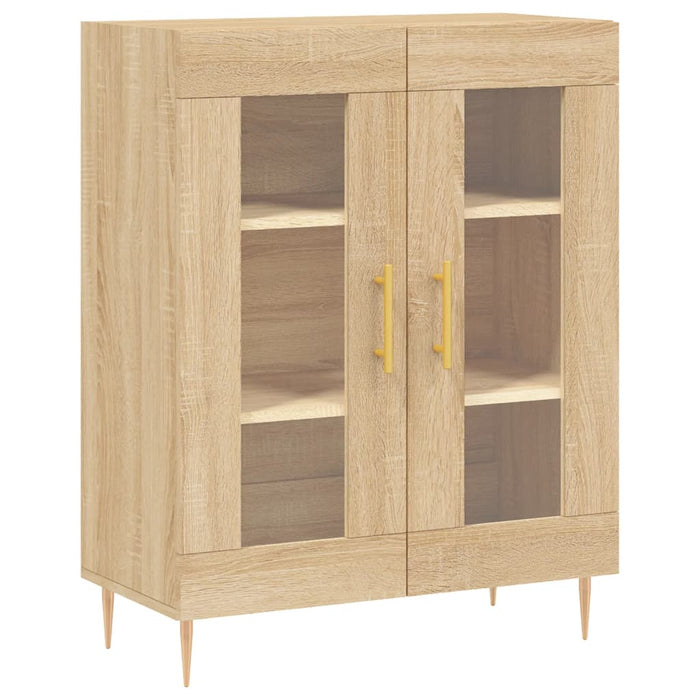 Credenza Rovere Sonoma 69,5x34x180 cm in Legno Multistrato 3189304