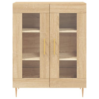 Credenza Rovere Sonoma 69,5x34x180 cm in Legno Multistrato 3189304