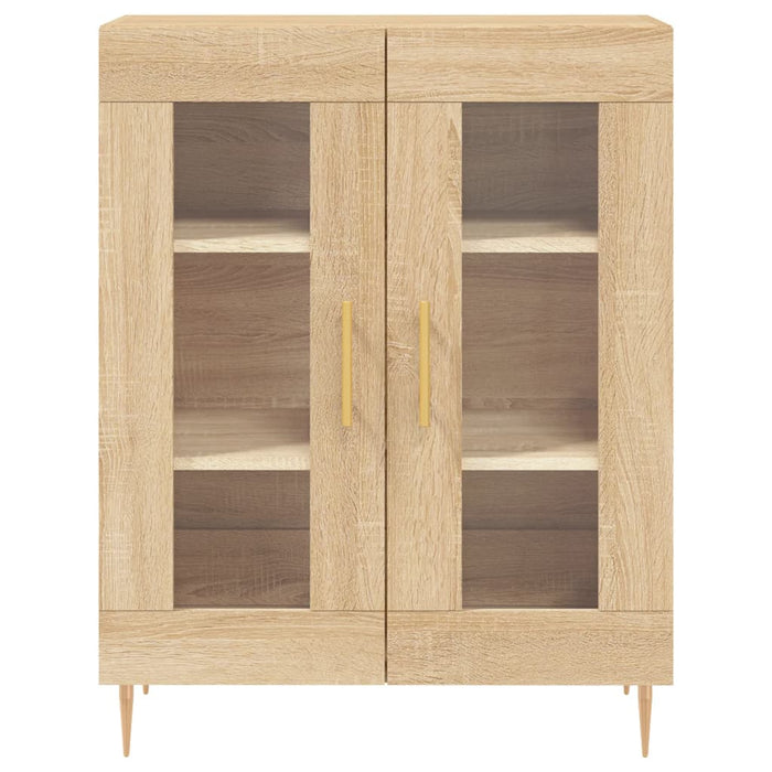 Credenza Rovere Sonoma 69,5x34x180 cm in Legno Multistrato 3189304