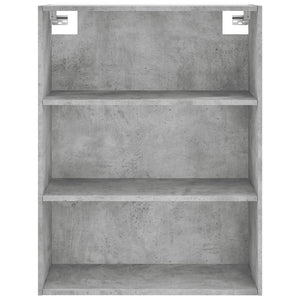 Credenza Grigio Cemento 69,5x34x180 cm in Legno Multistrato 3189305