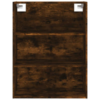 Credenza Rovere Fumo  69,5x34x180 cm in Legno Multistrato 3189306