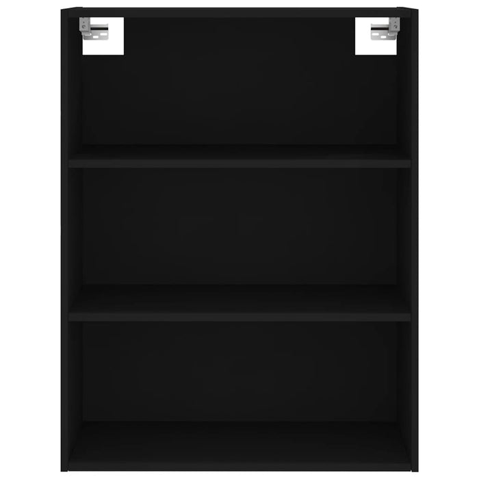 Credenza Nera 69,5x34x180 cm in Legno Multistrato 3189334