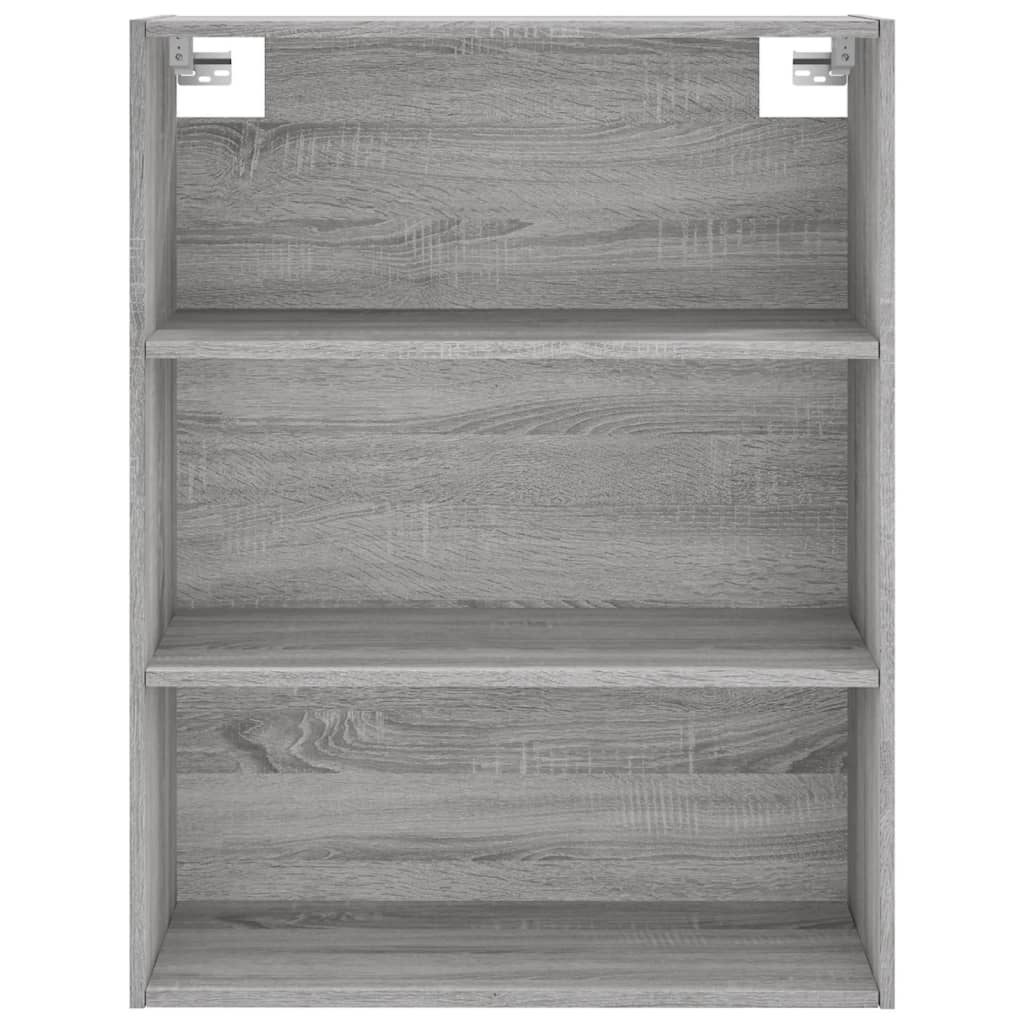 Credenza Grigio Sonoma 69,5x34x180 cm in Legno Multistrato 3189339