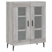 Credenza Grigio Sonoma 69,5x34x180 cm in Legno Multistrato 3189339
