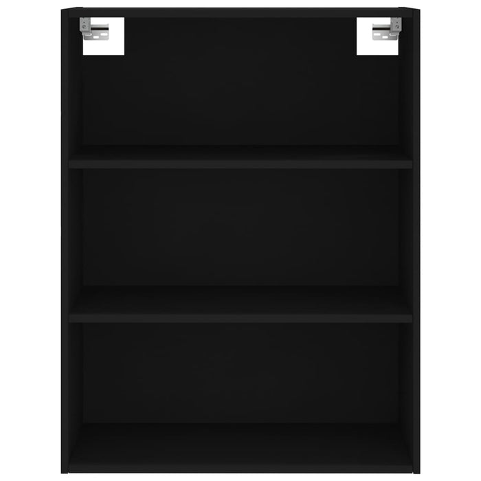 Credenza Nera 69,5x34x180 cm in Legno Multistrato 3189342