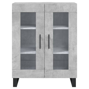 Credenza Grigio Cemento 69,5x34x180 cm in Legno Multistrato 3189345