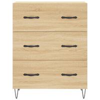 Credenza Rovere Sonoma 69,5x34x180 cm in Legno Multistrato 3189376
