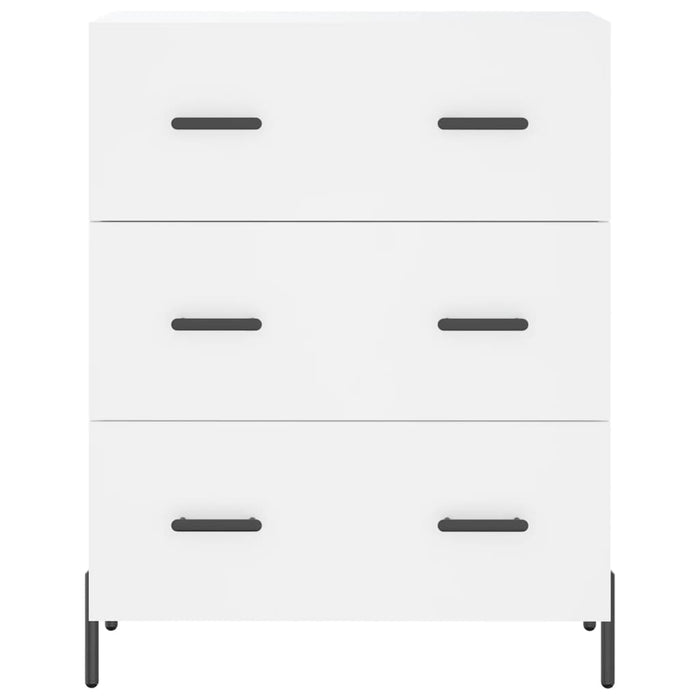 Credenza Bianca 69,5x34x180 cm in Legno Multistrato 3189389