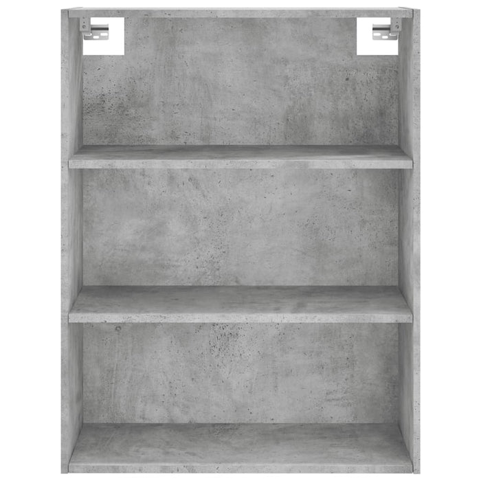 Credenza Grigio Cemento 69,5x34x180 cm in Legno Multistrato 3189393