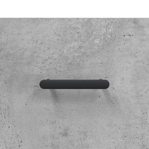 Credenza Grigio Cemento 69,5x34x180 cm in Legno Multistrato 3189393