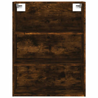 Credenza Rovere Fumo  69,5x34x180 cm in Legno Multistrato 3189394