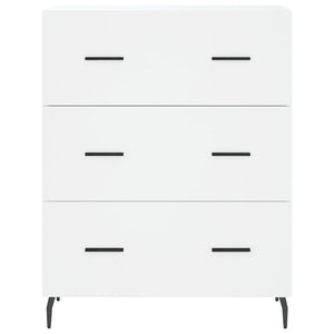 Credenza Bianca 69,5x34x180 cm in Legno Multistrato 3189397