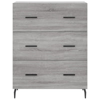 Credenza-Buffet-Armadio da cucina Grigio Sonoma 69,5x34x180 cm in Legno Multistrato 224971