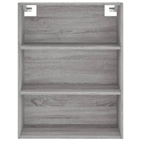 Credenza Grigio Sonoma 69,5x34x180 cm in Legno Multistrato 3189427