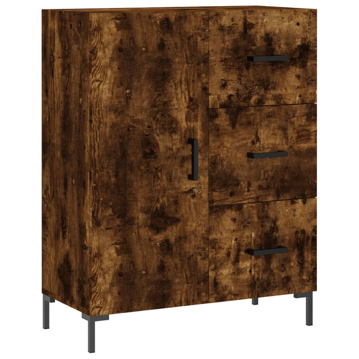 Credenza Rovere Fumo  69,5x34x180 cm in Legno Multistrato 3189450