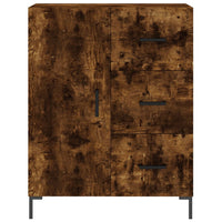 Credenza Rovere Fumo  69,5x34x180 cm in Legno Multistrato 3189450