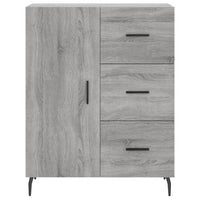 Credenza-Buffet-Armadio da cucina Grigio Sonoma 69,5x34x180 cm in Legno Multistrato 179651