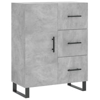 Credenza Grigio Cemento 69,5x34x180 cm in Legno Multistrato 3189473
