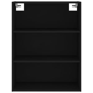 Credenza Nera 69,5x34x180 cm in Legno Multistrato 3189518