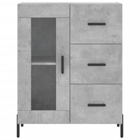 Credenza Grigio Cemento 69,5x34x180 cm in Legno Multistrato 3189521