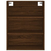 Credenza Rovere Marrone 69,5x34x180 cm in Legno Multistrato 3189524