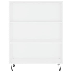 Credenza Bianca 69,5x32,5x180 cm Legno Multistrato 3189565