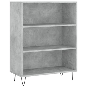 Credenza buffet cassettiera mobile contenitore organizer cucina soggiorno soggiorno 69,5 x 32,5 x 180 cm derivati ​​del legno grigio 02_0031996