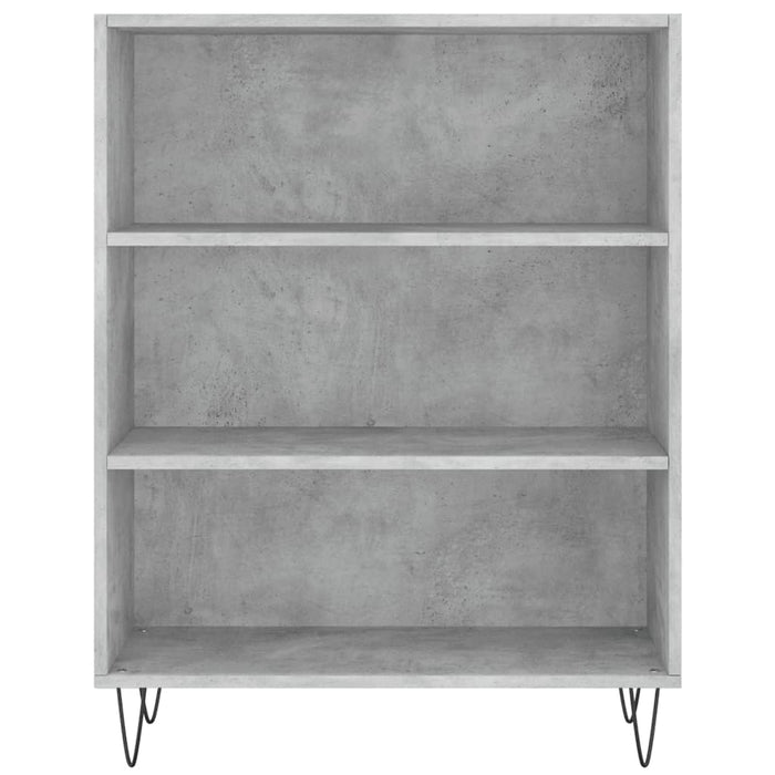 Credenza buffet cassettiera mobile contenitore organizer cucina soggiorno soggiorno 69,5 x 32,5 x 180 cm derivati ​​del legno grigio 02_0031996