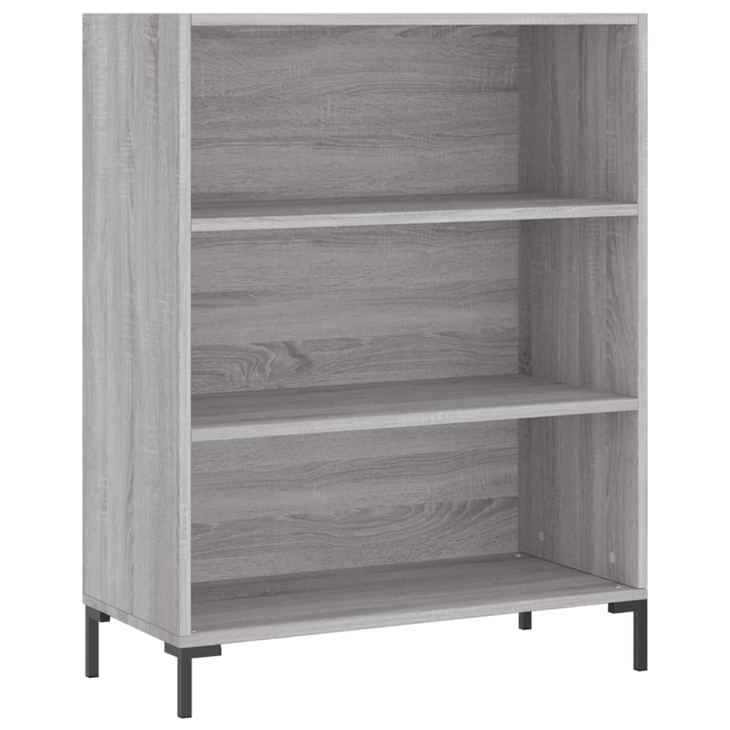 Credenza Grigio Sonoma 69,5x32,5x180 cm Legno Multistrato 3189579