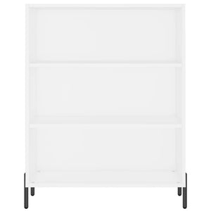 Credenza-Buffet-Armadio da cucina Bianca 69,5x32,5x180 cm Legno Multistrato 853663