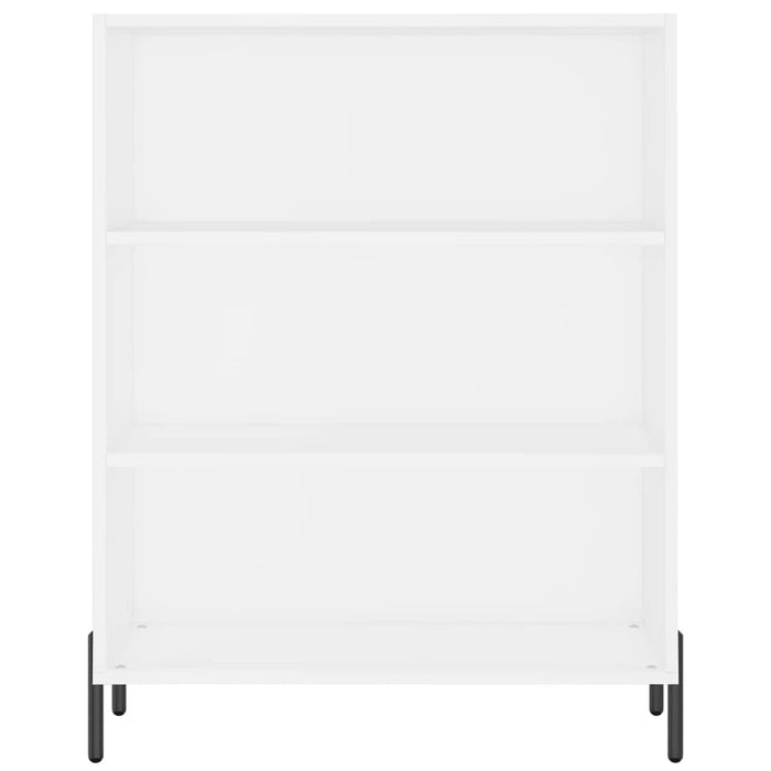 Credenza-Buffet-Armadio da cucina Bianca 69,5x32,5x180 cm Legno Multistrato 853663