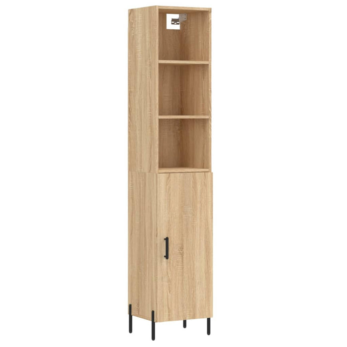 Credenza Rovere Sonoma 34,5x34x180 cm in Legno Multistrato 3189648