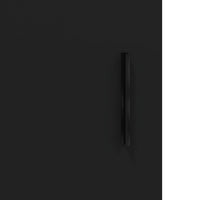 Credenza Nera 34,5x34x180 cm in Legno Multistrato 3189654