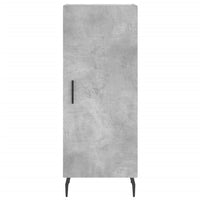 Credenza Grigio Cemento 34,5x34x180 cm in Legno Multistrato 3189657