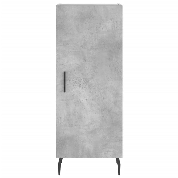 Credenza Grigio Cemento 34,5x34x180 cm in Legno Multistrato 3189657