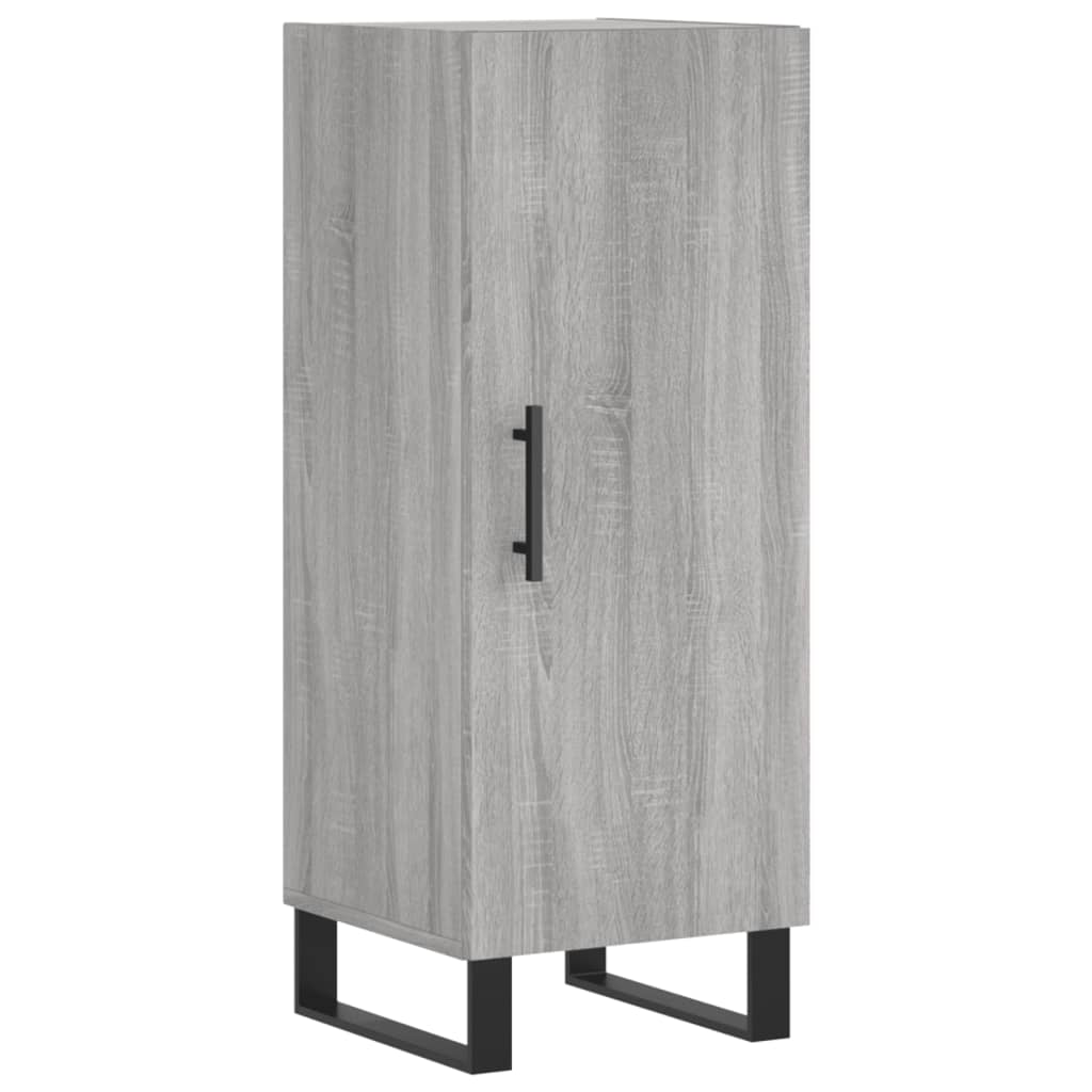 Credenza Grigio Sonoma 34,5x34x180 cm in Legno Multistrato 3189667