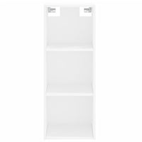 Credenza Bianca 34,5x34x180 cm in Legno Multistrato 3189669