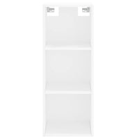 Credenza Bianca 34,5x34x180 cm in Legno Multistrato 3189685