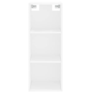 Credenza Bianca 34,5x34x180 cm in Legno Multistrato 3189685