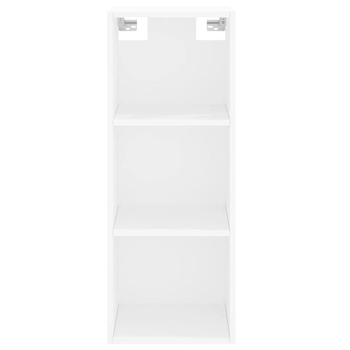 Credenza Bianca 34,5x34x180 cm in Legno Multistrato 3189685