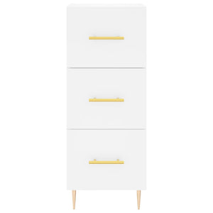 Credenza Bianca 34,5x34x180 cm in Legno Multistrato 3189685