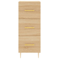 Credenza Rovere Sonoma 34,5x34x180 cm in Legno Multistrato 3189688