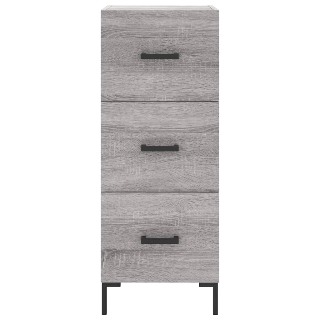 Credenza Grigio Sonoma 34,5x34x180 cm in Legno Multistrato 3189707