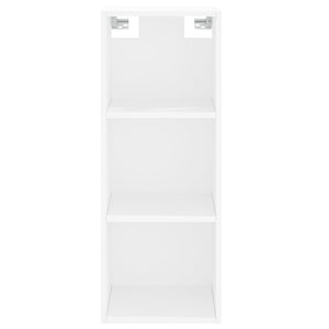 Credenza Bianca 34,5x34x180 cm in Legno Multistrato 3189717