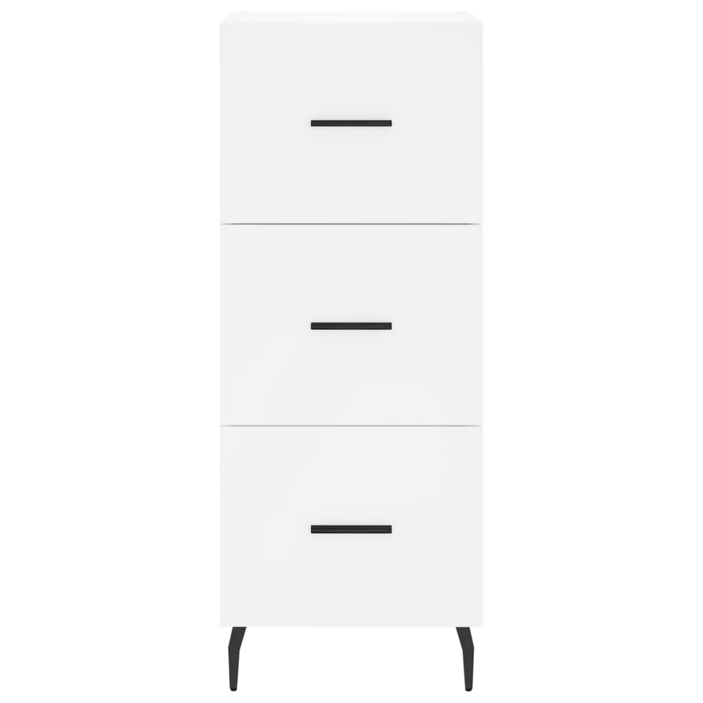 Credenza Bianca 34,5x34x180 cm in Legno Multistrato 3189717