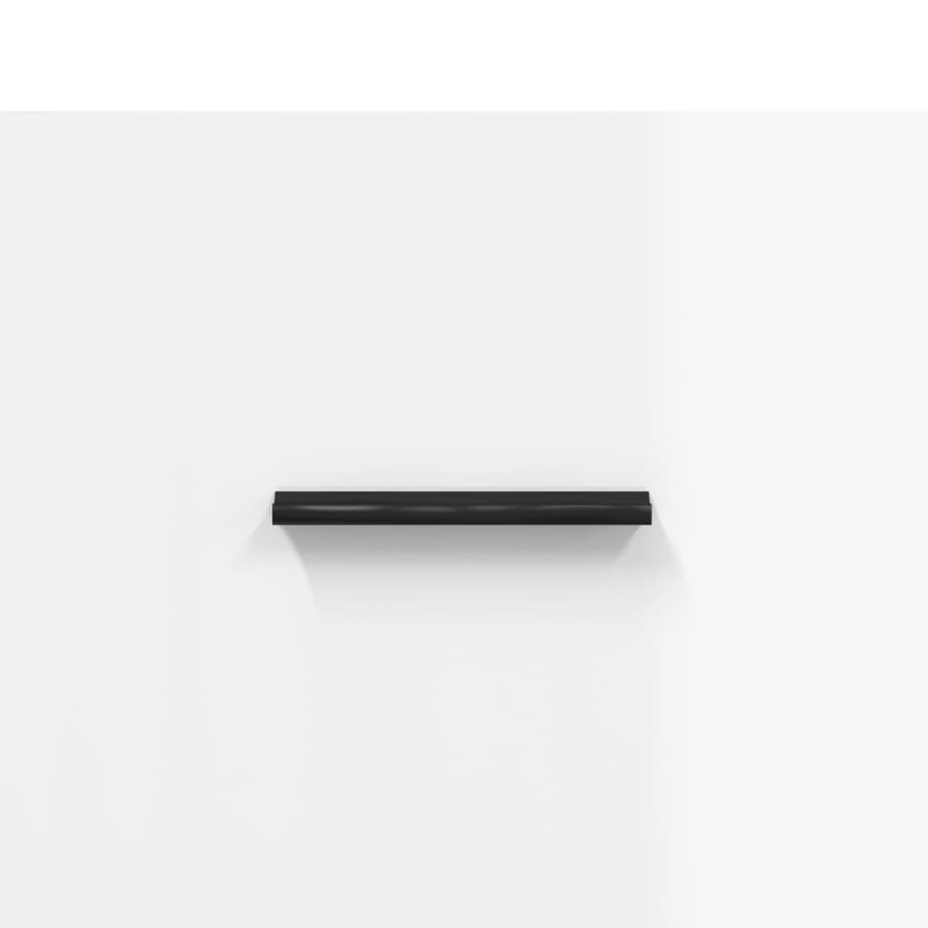 Credenza 34,5x34x180 cm in Legno Multistrato Bianco Lucido 3189719