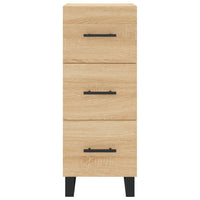 Credenza Rovere Sonoma 34,5x34x180 cm in Legno Multistrato 3189728
